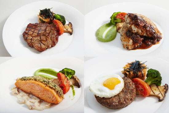 크라운 파크 호텔 '맛있는 4가지 스테이크'. ⓒ 크라운 파크 호텔