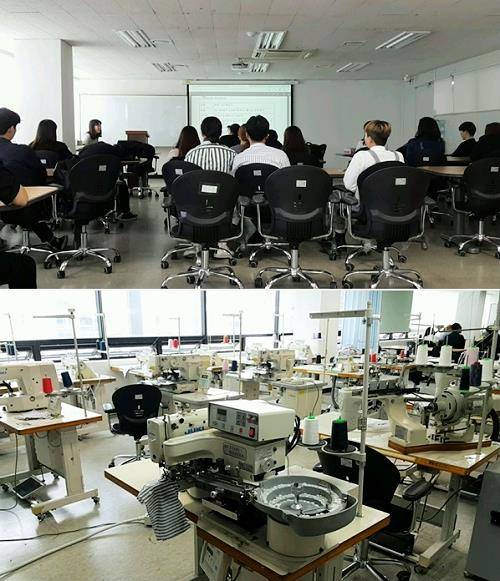 국제패션디자인직업전문학교는 중랑패션지원센터에서 특수봉제기기 견학 및 봉제처리방법에 대한 현장학습을 실시했다. ⓒ 국제패션디자인직업전문학교