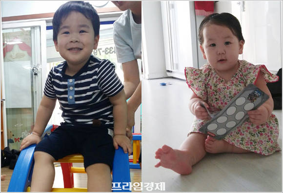 말이 느린 첫째와 목소리만 큰 둘째. '부모는 아이의 거울'이라는 말이 요즘처럼 와 닿았던 적이 없다. = 이수영 기자