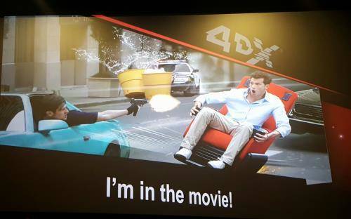 미국 LA에 있는 4DX 상영관. = 하영인 기자