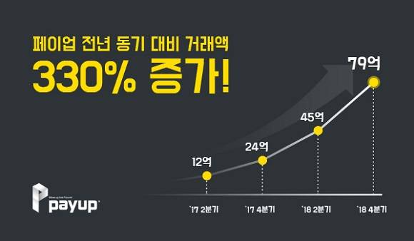 페이업은 작년 4분기에 전년 동기 대비 거래액 330%가 증가했다. ⓒ 페이업