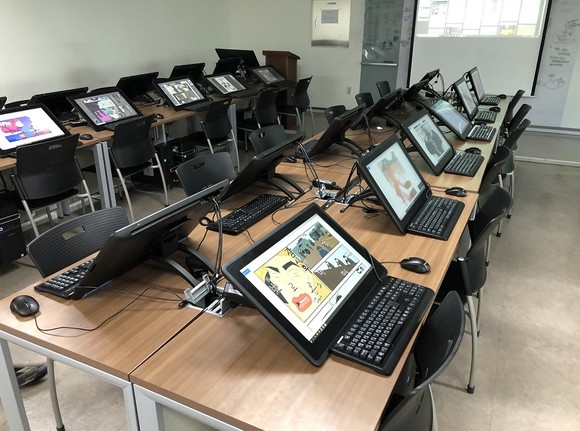 한국IT직업전문학교 웹툰학과. ⓒ한국IT직업전문학교