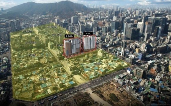 현대힐스테이트 세운센트럴 현장인근. ⓒ 현대엔지니어링