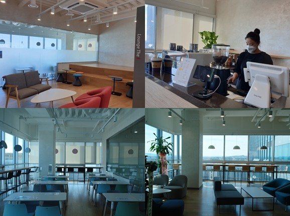 인터비즈 본사 사옥 카페테리아 'Lounge The i'. ⓒ 프라임경제