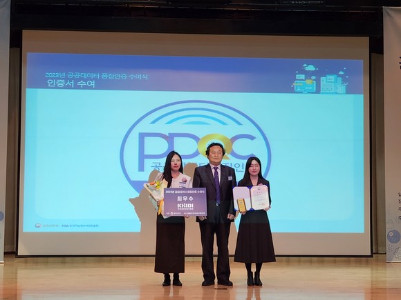 한국보건산업진흥원은 지난 15일 '2023년 공공데이터 품질인증 수여식'에서 최우수 등급을 획득했다. ⓒ 한국보건산업진흥원