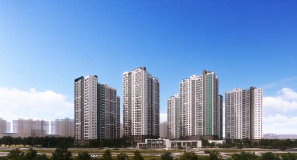 평택 푸르지오센터파인 주경투시도. Ⓒ 대우건설
