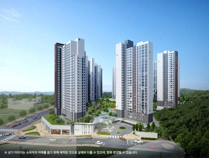 양주역 푸르지오 센터파크 투시도. Ⓒ 대우건설