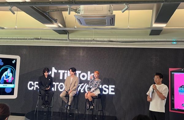 이날 행사에는 틱톡커 '하다' '제이드' '케지민'이 참여해 틱톡 활용 방안과 성공 비결에 대해 이야기했다. = 최민경기자