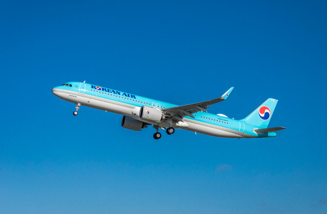 대한항공 에어버스 A321neo. ⓒ 대한항공