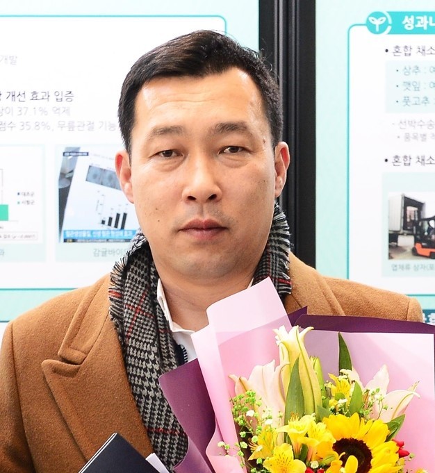 농업기술원 이성희 유기농업연구팀장. ⓒ 충북도