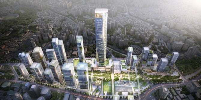 서울역 공간 대개조 입체복합개발 조감도. © 서울시