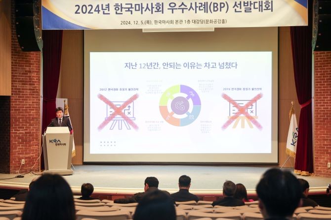 한국마사회가 2024년 대표 우수사례 선발대회를 개최됐다. ⓒ 한국마사회