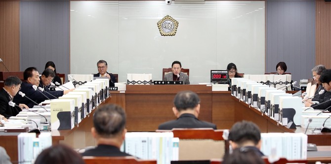 제356회 제4차 예산결산특별위원회 개최 모습. ⓒ 의회사무국