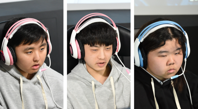 Apex 레전드에 참가한 (왼쪽부터) 성예찬, 안상원, 이경민 선수. ⓒ 프라임경제