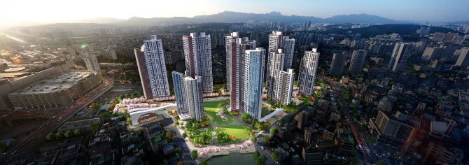 전농제9구역 재개발 예상 조감도. Ⓒ 현대엔지니어링
