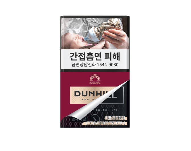 패키지 리뉴얼 적용된 '던힐(Dunhill)' 제품. ⓒ BAT로스만스