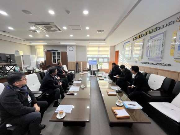 구미인덕초등학교 현장 점검 모습. ⓒ 경북교육청
