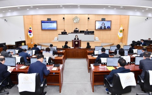 진명숙 의원이 운전면허 결격·관리 대상자 체계적 관리 및 제도 개선 촉구 건의안을 발언하고 있다. ⓒ 여수시의회