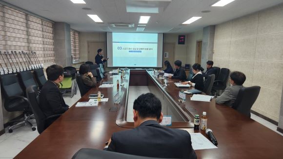 지난 24일 실시한 상주시 맞춤형 데이터 분석 용역 최종보고회 모습. ⓒ 상주시
