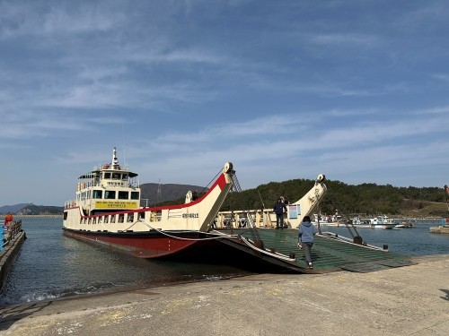 지난달 29일 여수 낭도와 사도, 추도, 상화도, 하화도 항로를 신규 취항했다. ⓒ 여수시