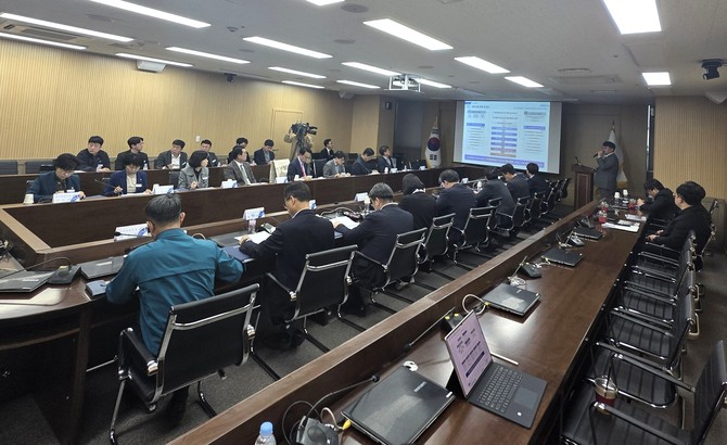 사천시가 우주항공복합도시 도시개발사업 구역지정 개발계획 수립 용역 착수보고회를 하고 있다. ⓒ 프라임경제