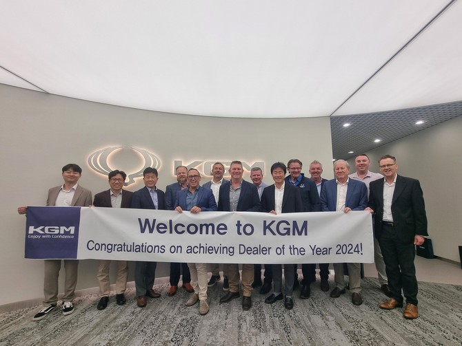 KGM은 호주 시장 우수 딜러들을 평택 본사로 초청해 신모델 시승과 함께 회사 현황과 미래 발전 전략을 공유하고 우수한 성과를 올린 대리점 관계자들을 격려했다. ⓒ KG 모빌리티