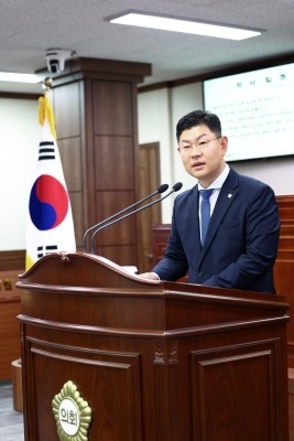 장경원 의원이 제286회 임시회 제1차 본회의 의원 자유발언을 통해 순천시 마을 방송 시스템 개선을 촉구했다. ⓒ 순천시의회