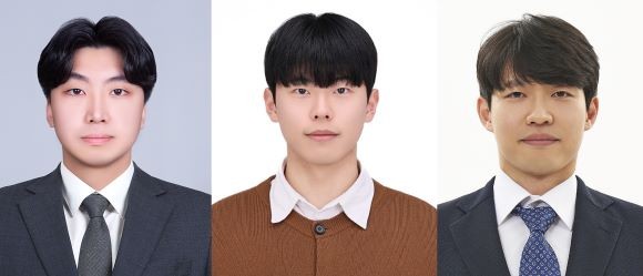 박요한 교수 연구팀(사진 왼쪽부터 이창의, 오민규, 박요한 교수). ⓒ 계명대학교