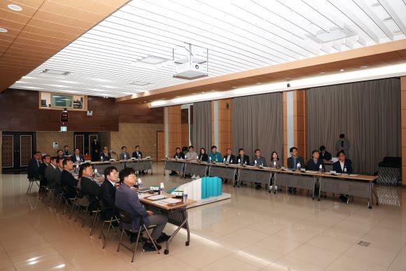상주시 탄소중립 녹색성장 기본계획 수립 최종보고회 모습. ⓒ 상주시