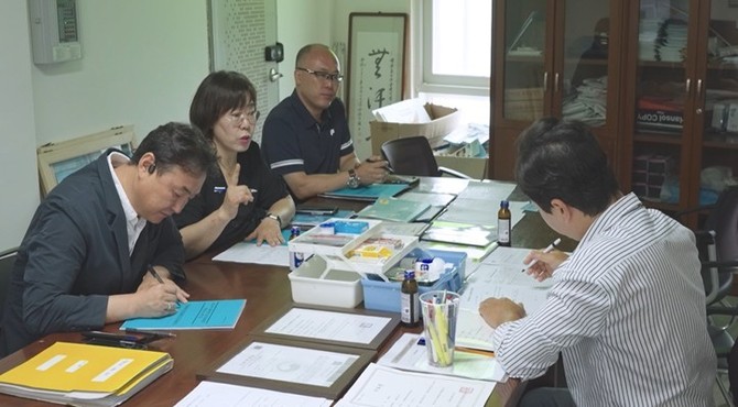 어촌관광사업 등급결정 현장실사 모습. ⓒ 한국어촌어항공단