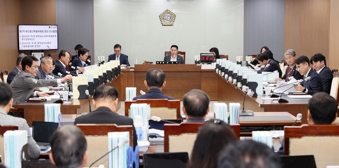 17일 제358회 임시회 제1차 회의 개최 모습. ⓒ 의회사무국