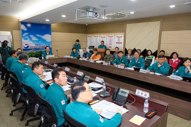 인명 및 재산피해 최소화를 위한 '2025년 재난대응 안전한국훈련' 실시. ⓒ 통영시
