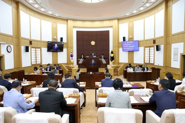 제263회 정례회 제2차 본회의 모습. ⓒ 경산시의회