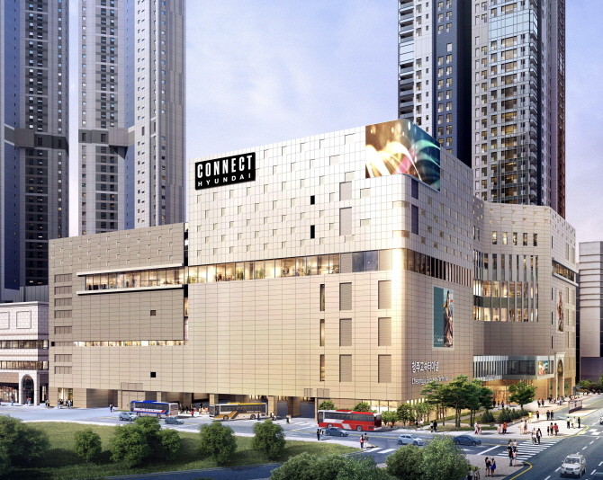 현대백화점 커넥트현대 청주 조감도. © 현대백화점