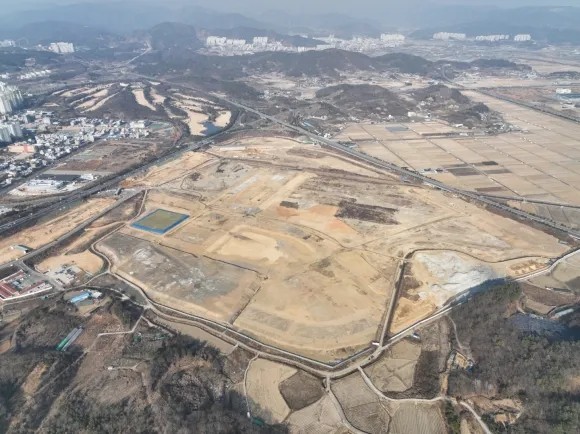 순천시 해룡면 선월지구 공사현장. ⓒ 프라임경제