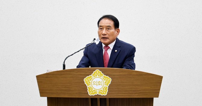 김덕주 의원은 지난 30일 열린 제120회 정례회 제4차 본회의에서 5분 발언을 하고 있다. ⓒ 의회사무국