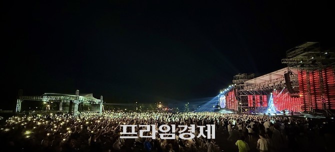 지난 1일부터 2일까지 이틀간 대천해수욕장 머드엑스포광장에서 열린 '2025 K-힙합 페스티벌 장면. ⓒ 프라임경제