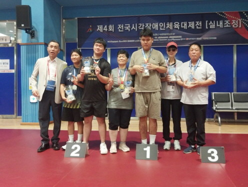전국시각장애인체육대제전. ⓒ 전라남도장애인체육회