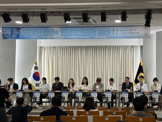 케데헌 열풍과 한의의료관광 활성화 토론회 모습. ⓒ 한국한의약진흥원