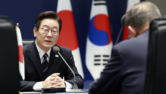 이재명 대통령은 취임 후 부산에서 세 번째 한일 정상회담을 개최했다. ⓒ 연합뉴스