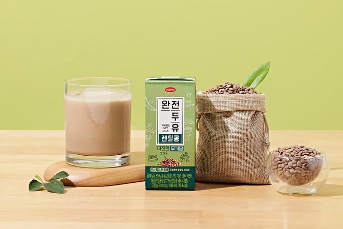 완전두유 더진한 렌틸콩 무가당 제품 이미지. ⓒ 한미사이언스