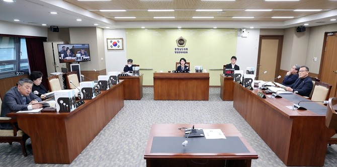 제363회 임시회 제3차 행정문화위원회 개최 모습. ⓒ 의회사무국