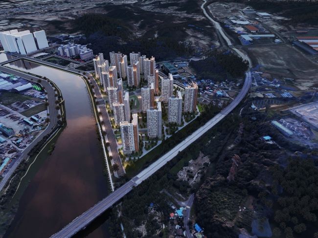 포항 남구 오천읍 용산·문덕지구 전경. ⓒ 프라임경제