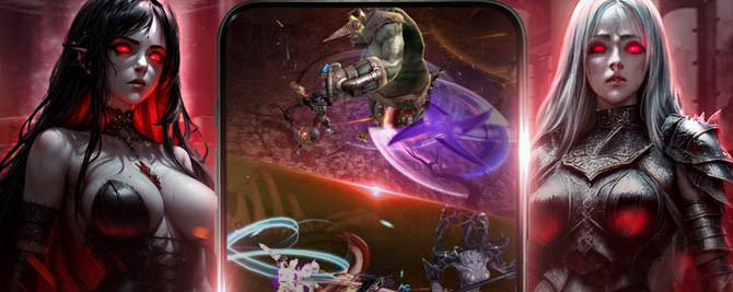레퀴엠M은 그라비티 자체 개발 IP로 원작 하드코어 MMORPG '레퀴엠 온라인'의 종족 및 캐릭터, 다크한 세계관 등 핵심 요소를 모바일로 재해석했다. ⓒ 그라비티