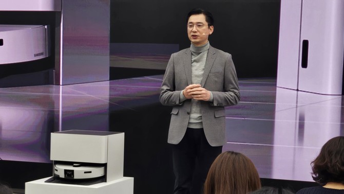 임성택 한국총괄 부사장이 11일 서울 강남구 삼성 강남에서 열린 신제품 미디어 브리핑에서 인사말을 하고 있다. = 박지혜 기자
