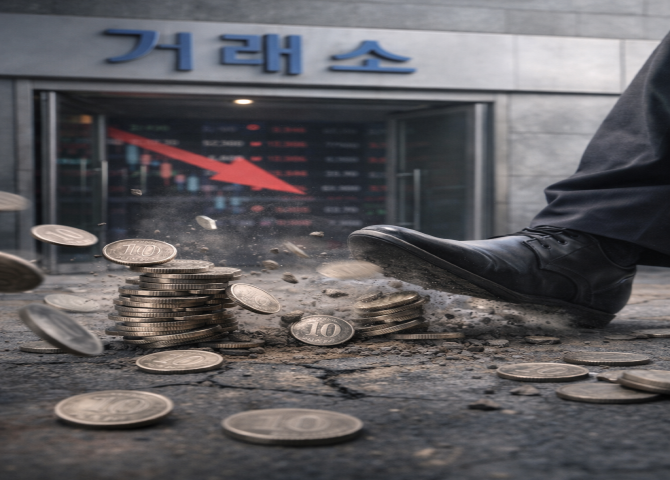 금융위원회는 13일 제9차 정례회의에서 '부실기업 신속·엄정 퇴출을 위한 상장폐지 개혁방안' 시행을 위한 한국거래소 상장규정 개정안을 승인했다고 밝혔다. ⓒ 챗GPT 생성 이미지