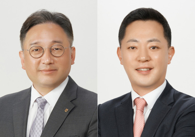 신재욱 부동산인프라사업부 대표(왼쪽)와 배광수 자산관리(WM)사업부 대표. ⓒ NH투자증권