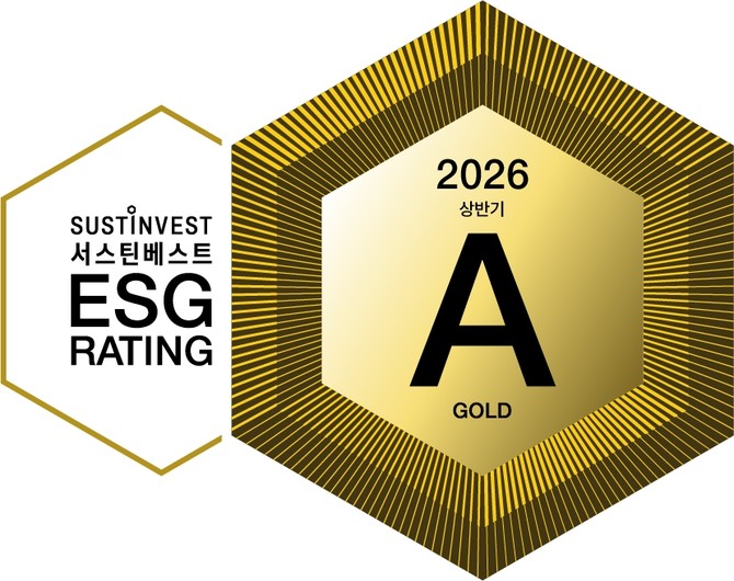 서스틴베스트의 ESG 등급마크. ⓒ 신성이엔지