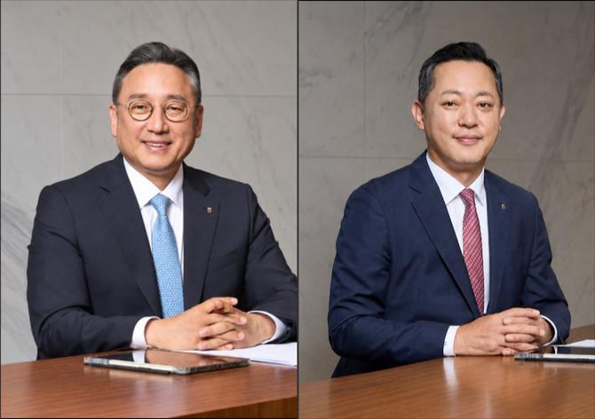 신재욱(왼쪽)·배광수 NH투자증권 각자대표. ⓒ NH투자증권