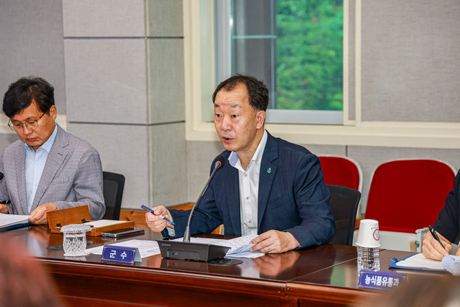 유명현 산청군수가 군민화합·통합·소통을 강조하고 있다. ⓒ 산청군